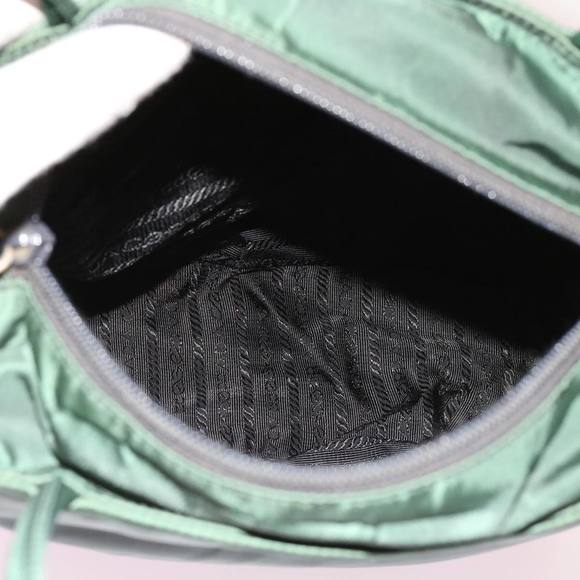 PRADA Hand Bag Nylon Green Auth 63209 - Picture 10 of 16